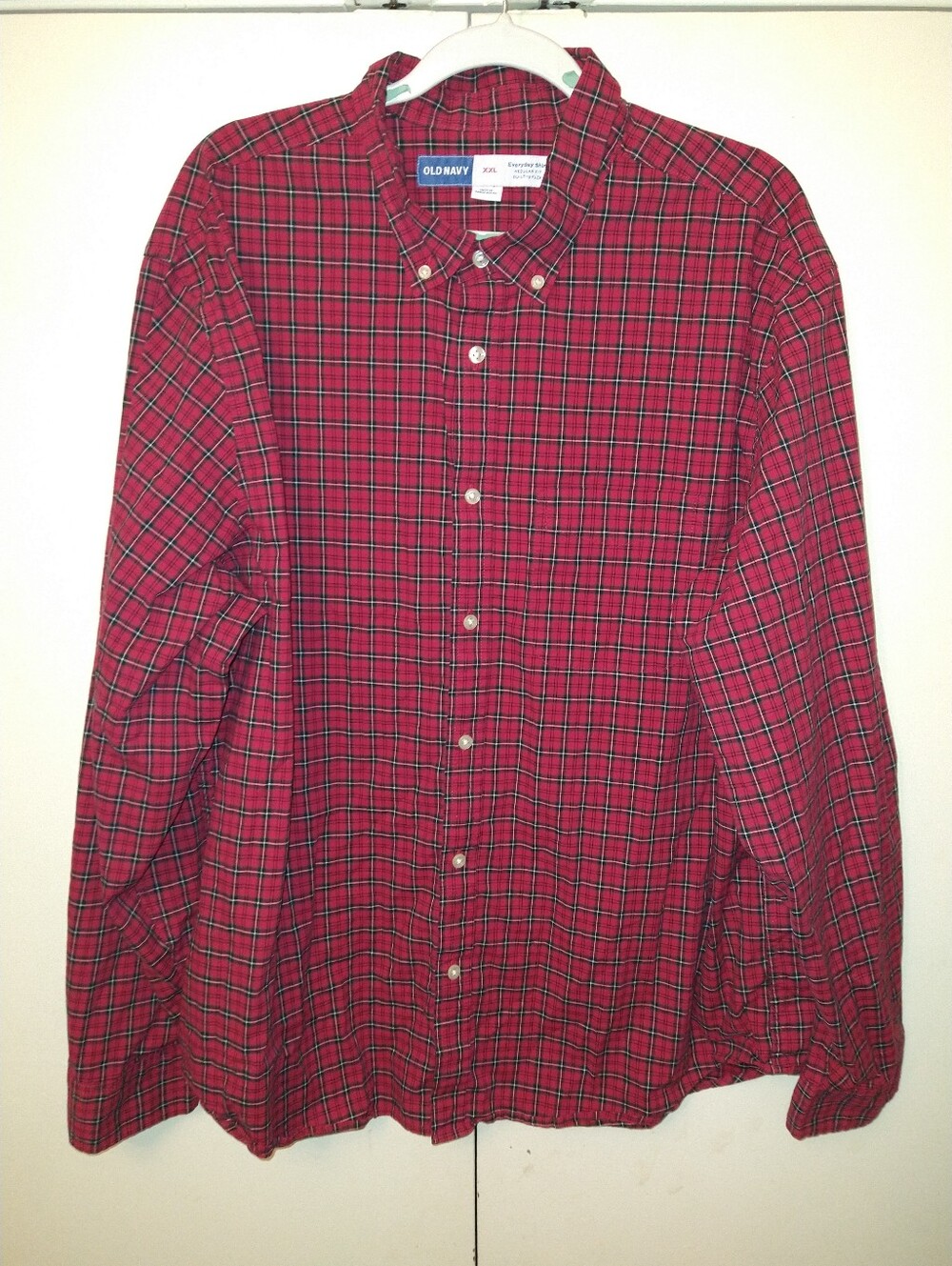 Old Navy Everyday Shirt Regular Fit Built-In Flex Button Down Shirt Men's sz XXL